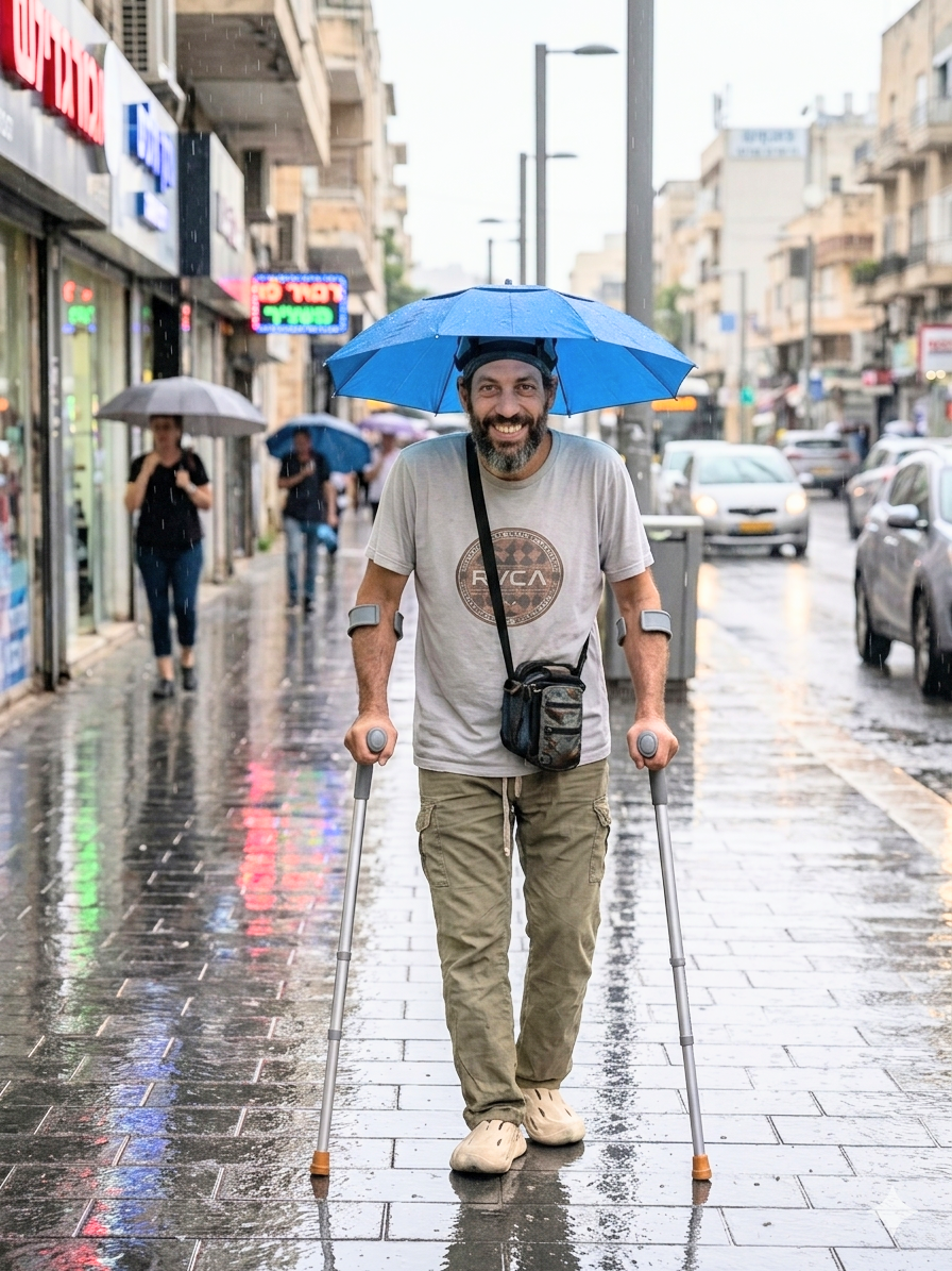 ללכת בגשם בלי להרטב