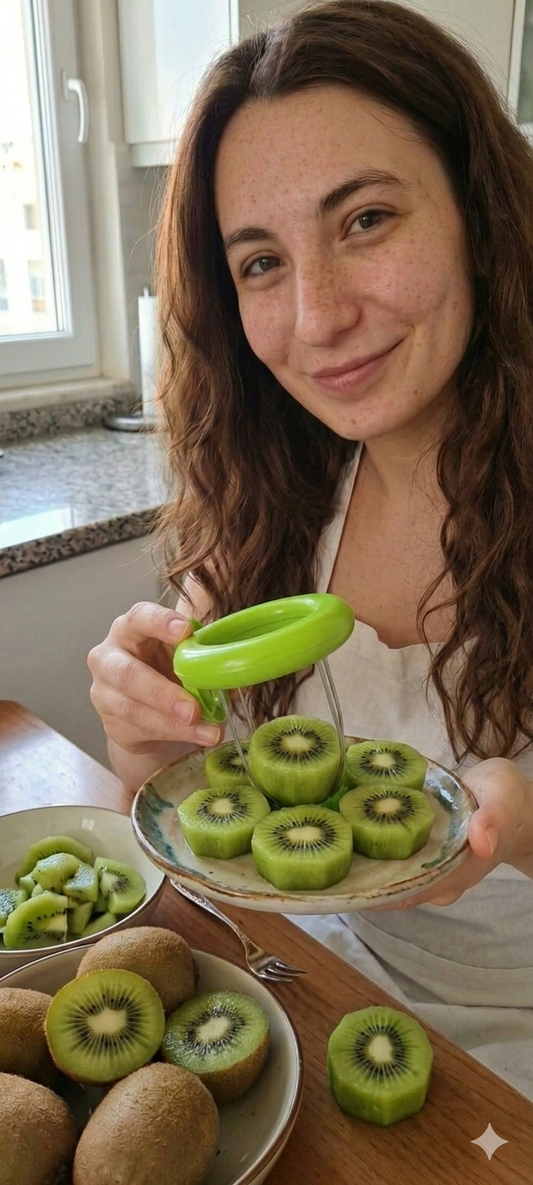 1pc/Kiwi fruit opener thickeneded independent packaging kiwi spoon kiwi peeling tool fruit splitting artifact