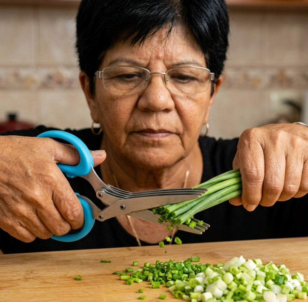 Multi-functional Stainless Steel 3/5 Layer Kitchen Scissors Pepper Shredded Chopped Scallion Cutter Laver Cut Cooking Tool