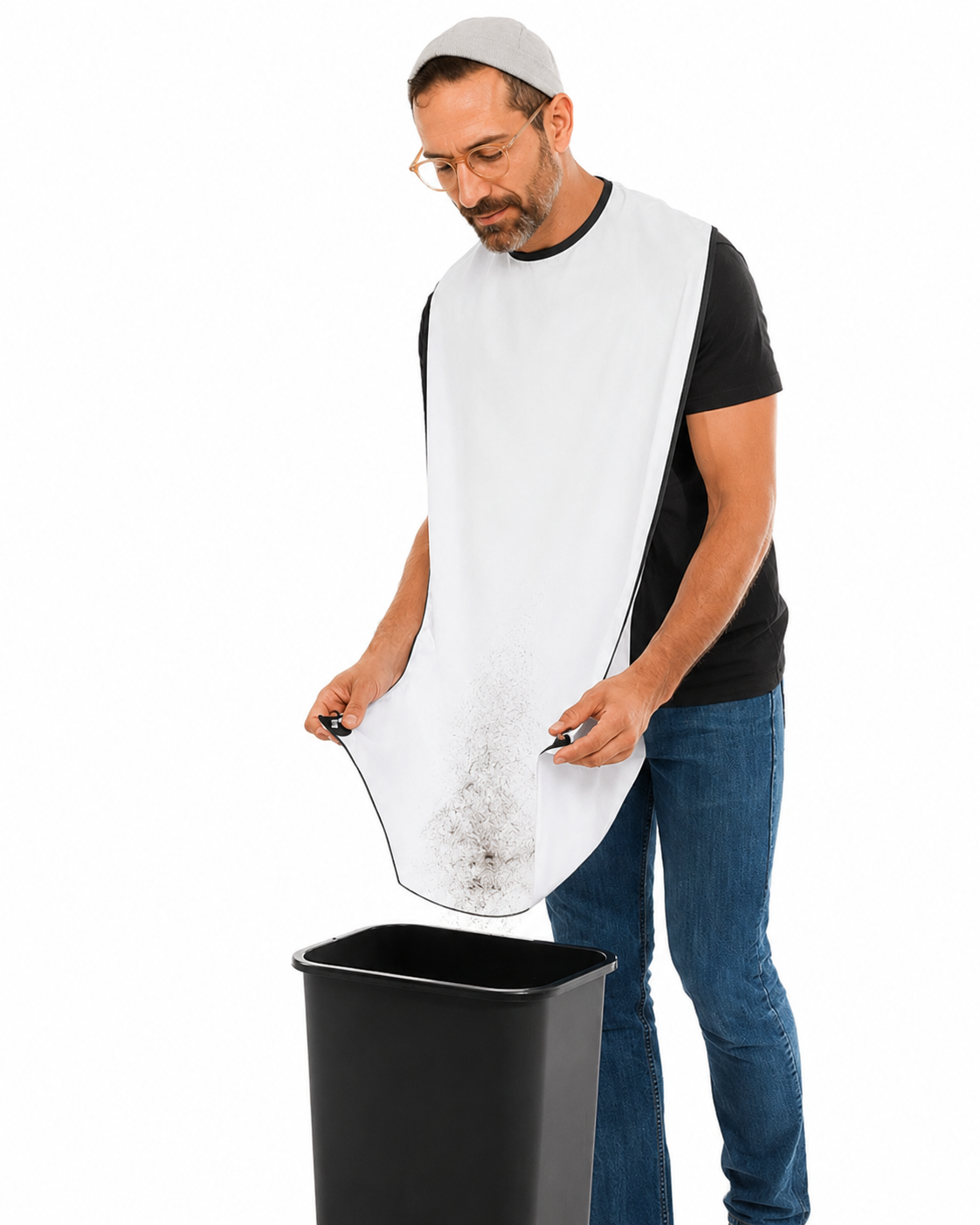 סינר לגילוח הזקן בלי בלגן