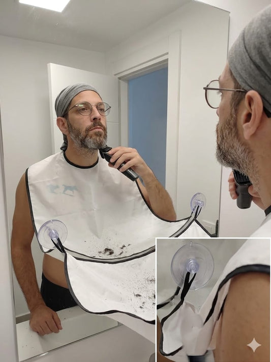 סינר לגילוח הזקן בלי בלגן