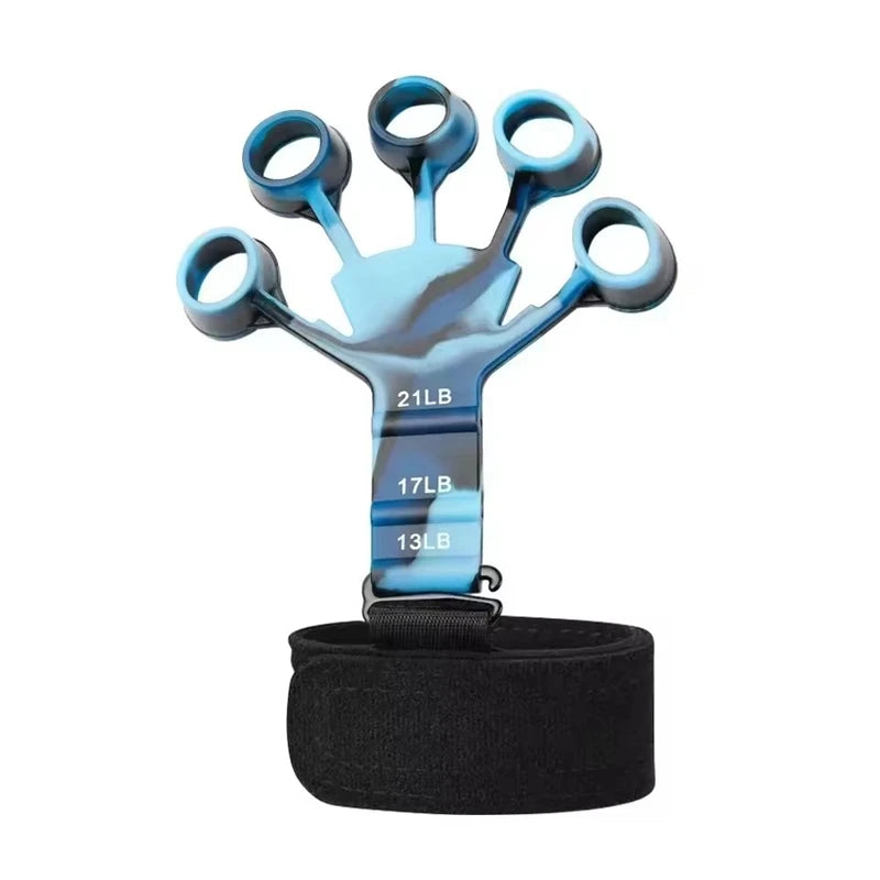 Finger Trainer Five Finger Rehabilitation Device Wrist Hand Grip Extender Therapy Tool Silicone Grip  Enhancer forearm exerciser