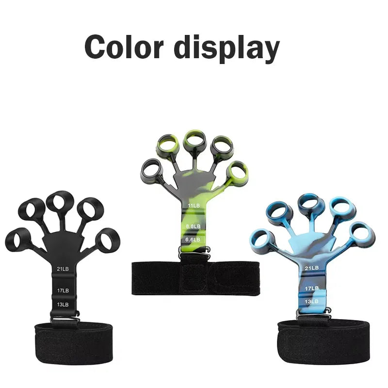 Finger Trainer Five Finger Rehabilitation Device Wrist Hand Grip Extender Therapy Tool Silicone Grip  Enhancer forearm exerciser